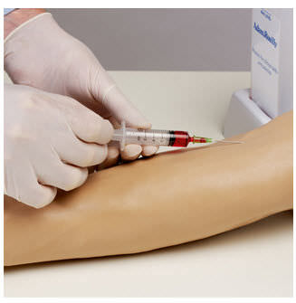 Intravenous injection training simulator